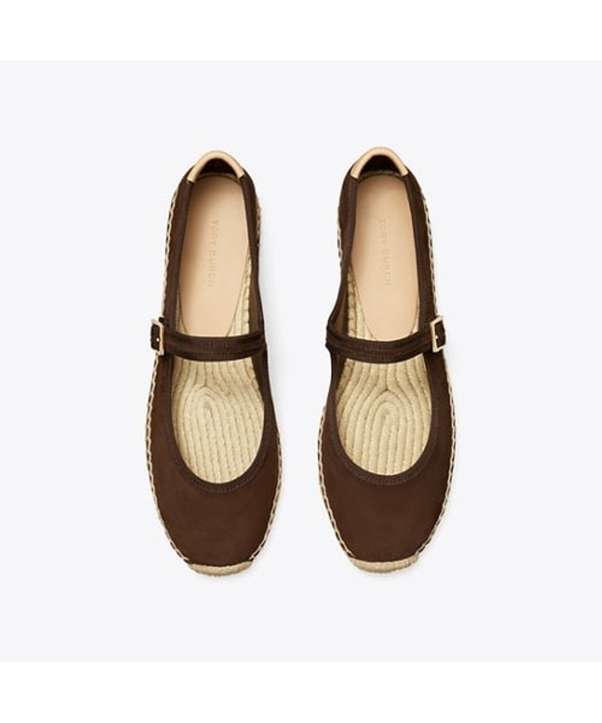 토리버치(TORYBURCH) 메리 제인 에스파드리유 - 다크 코코아 / 다크 코코아 / 내추럴