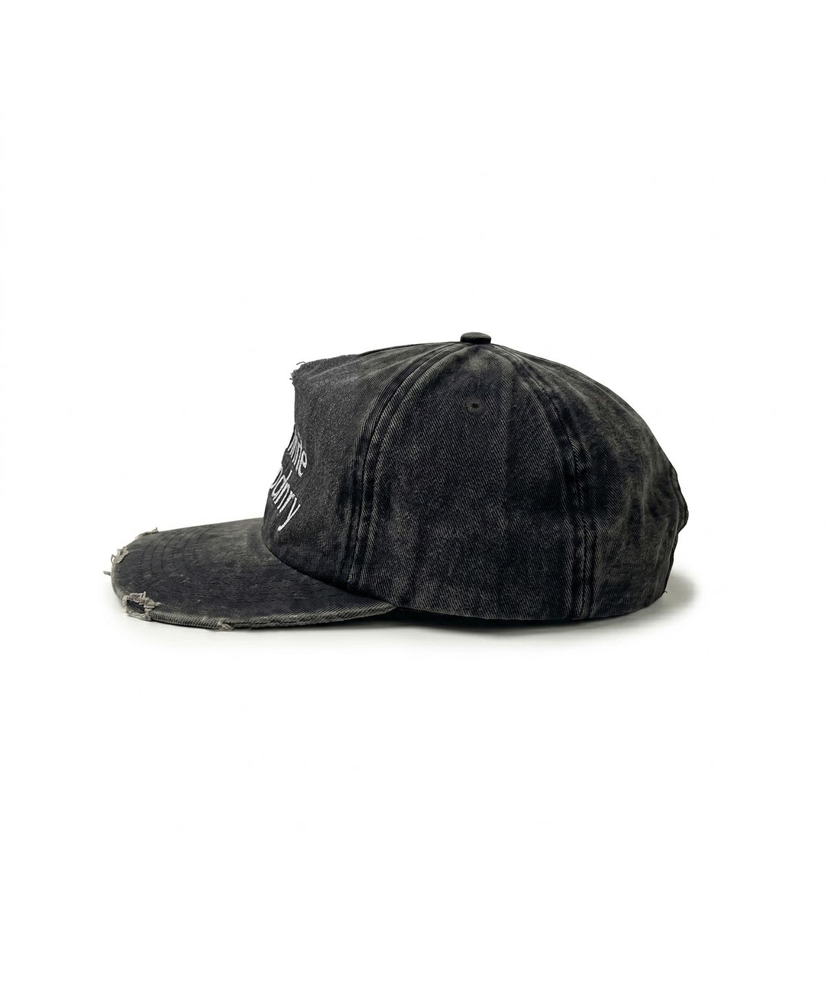 엑스트라오디너리(EXTRAORDINARY) WASHED INFINITE LOGO CAP BLACK