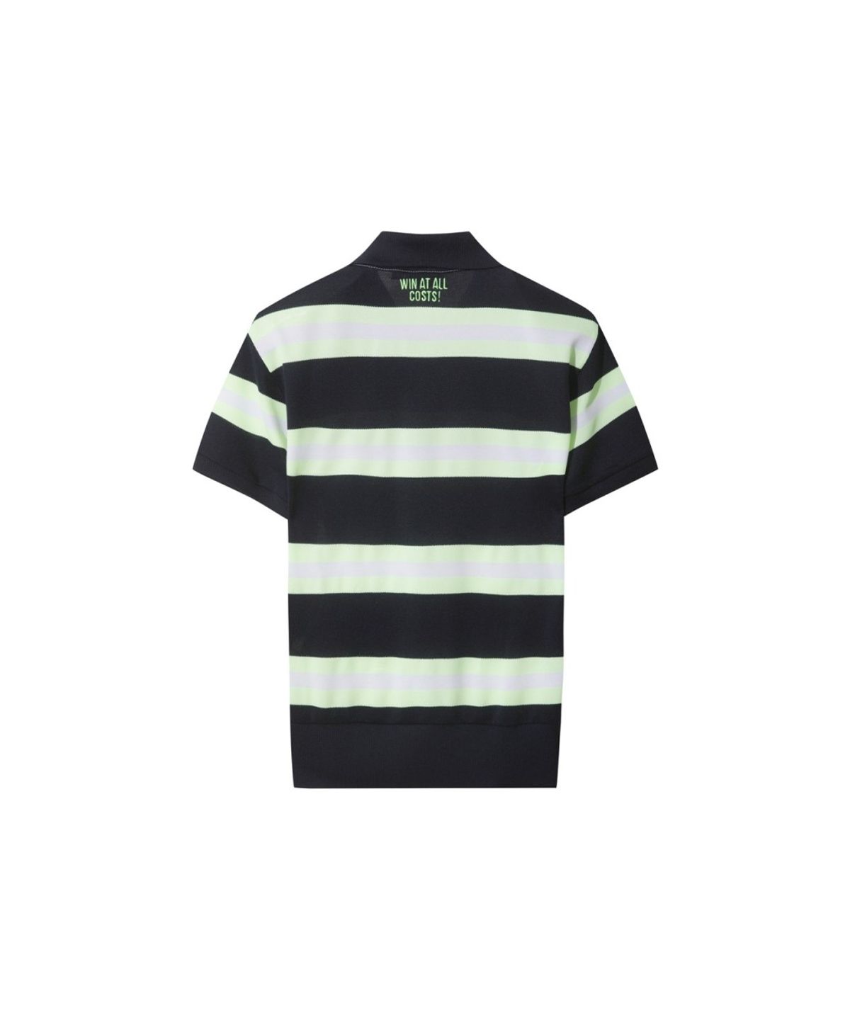 왁(WAAC) Women Stripe Loose-Fit Polo WWTCM26503NYD