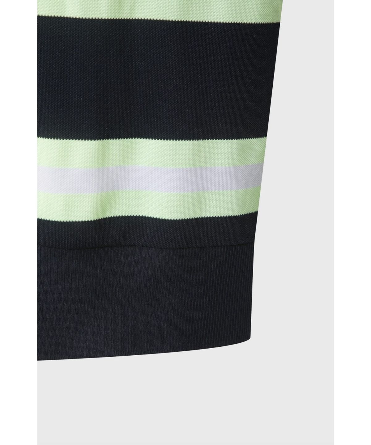 왁(WAAC) Women Stripe Loose-Fit Polo WWTCM26503NYD