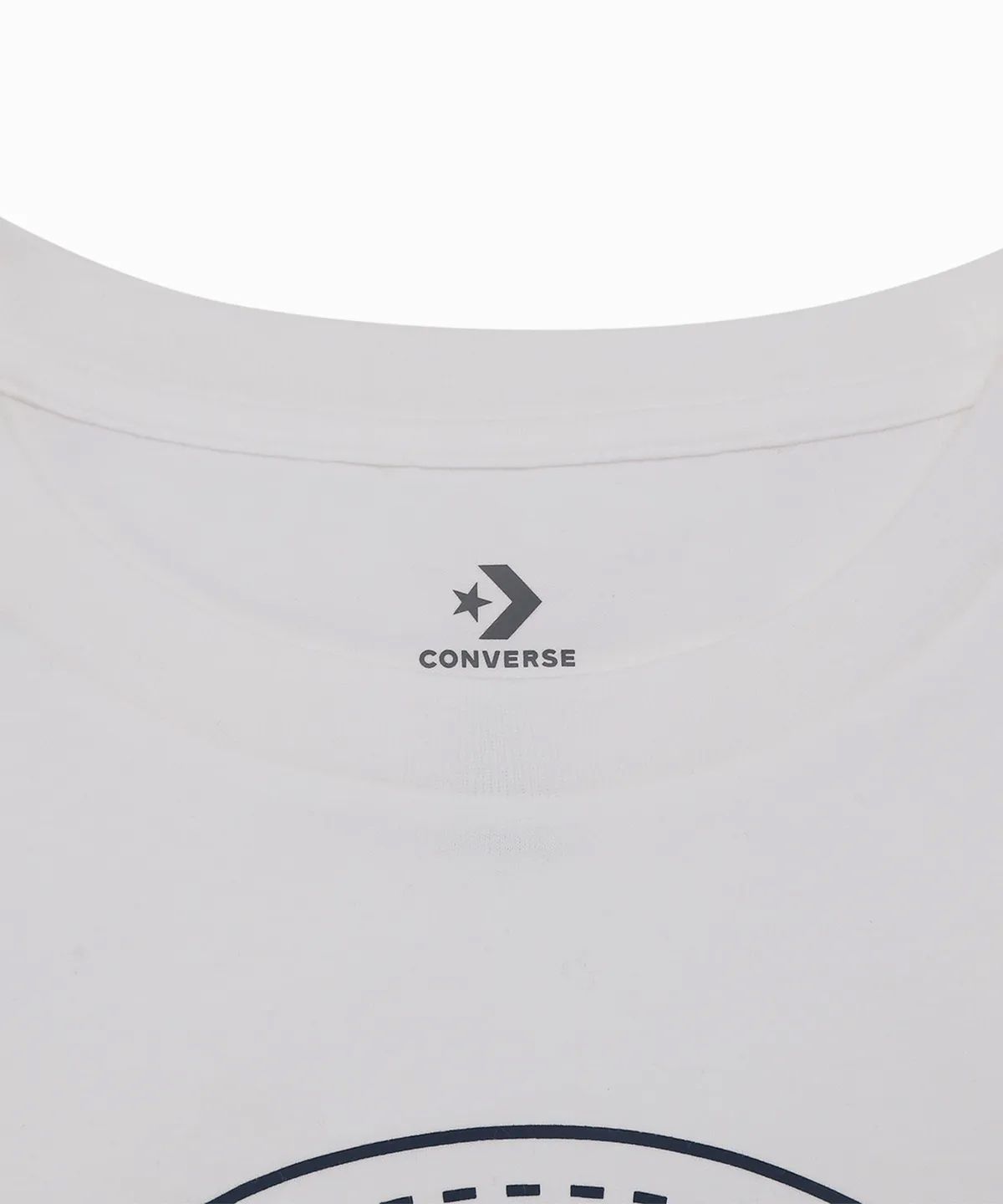 컨버스(CONVERSE) 올스타 패치 스탠다드 핏 티셔츠 화이트 MCH737-001