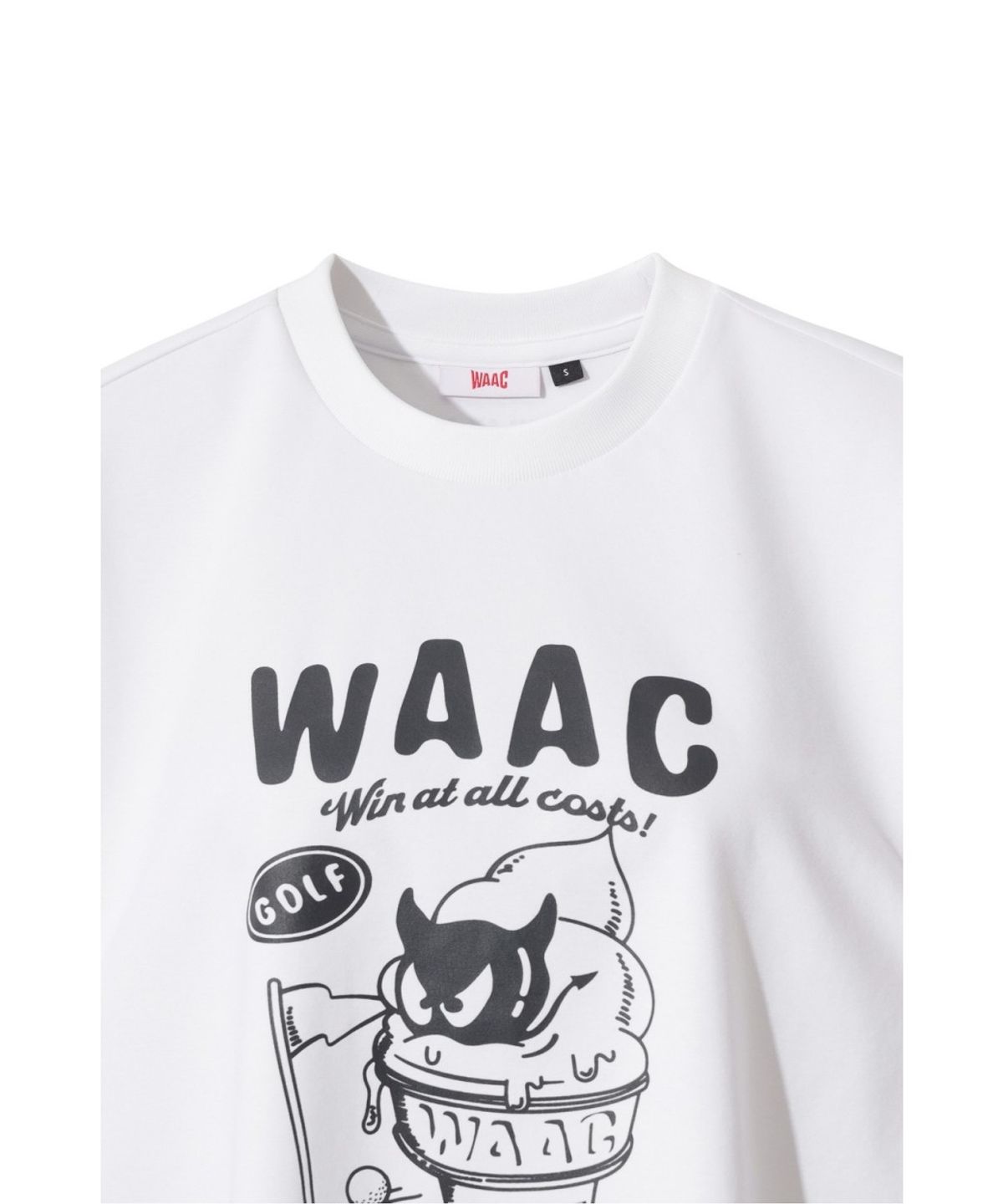 왁(WAAC) Ice Cream WAACKY Over-Fit Tee WWTCM26502WHX