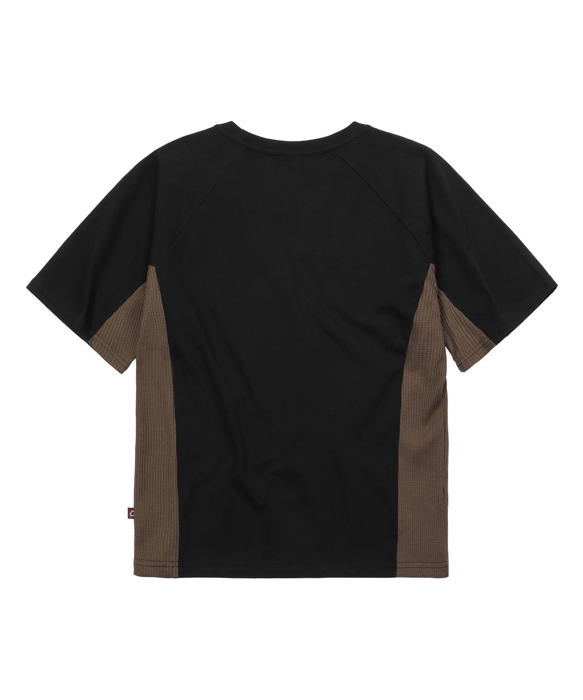 에스이에스티(S'EST) Solaris Waffle T-shirts Black