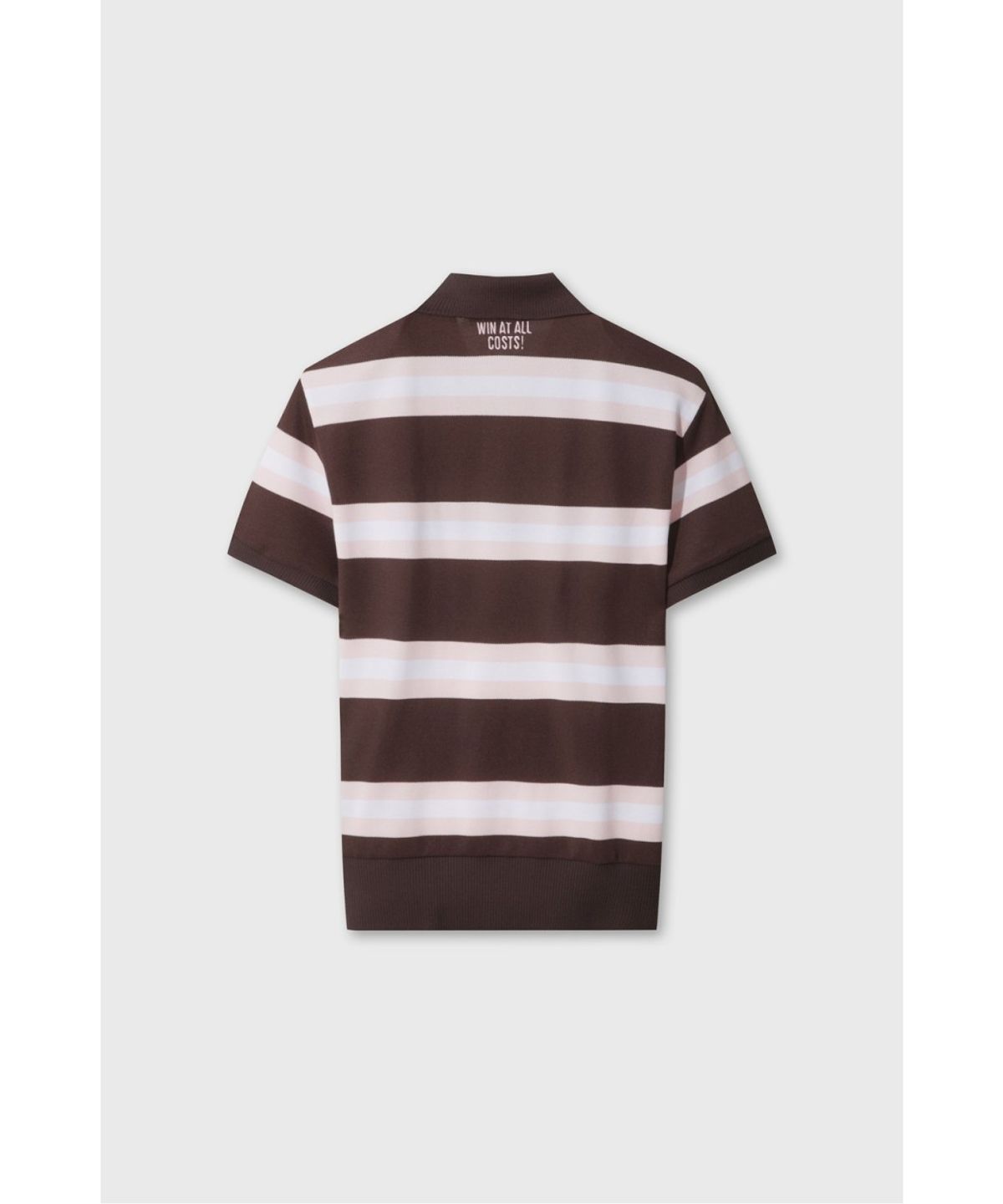왁(WAAC) Women Stripe Loose-Fit Polo WWTCM26503BRD