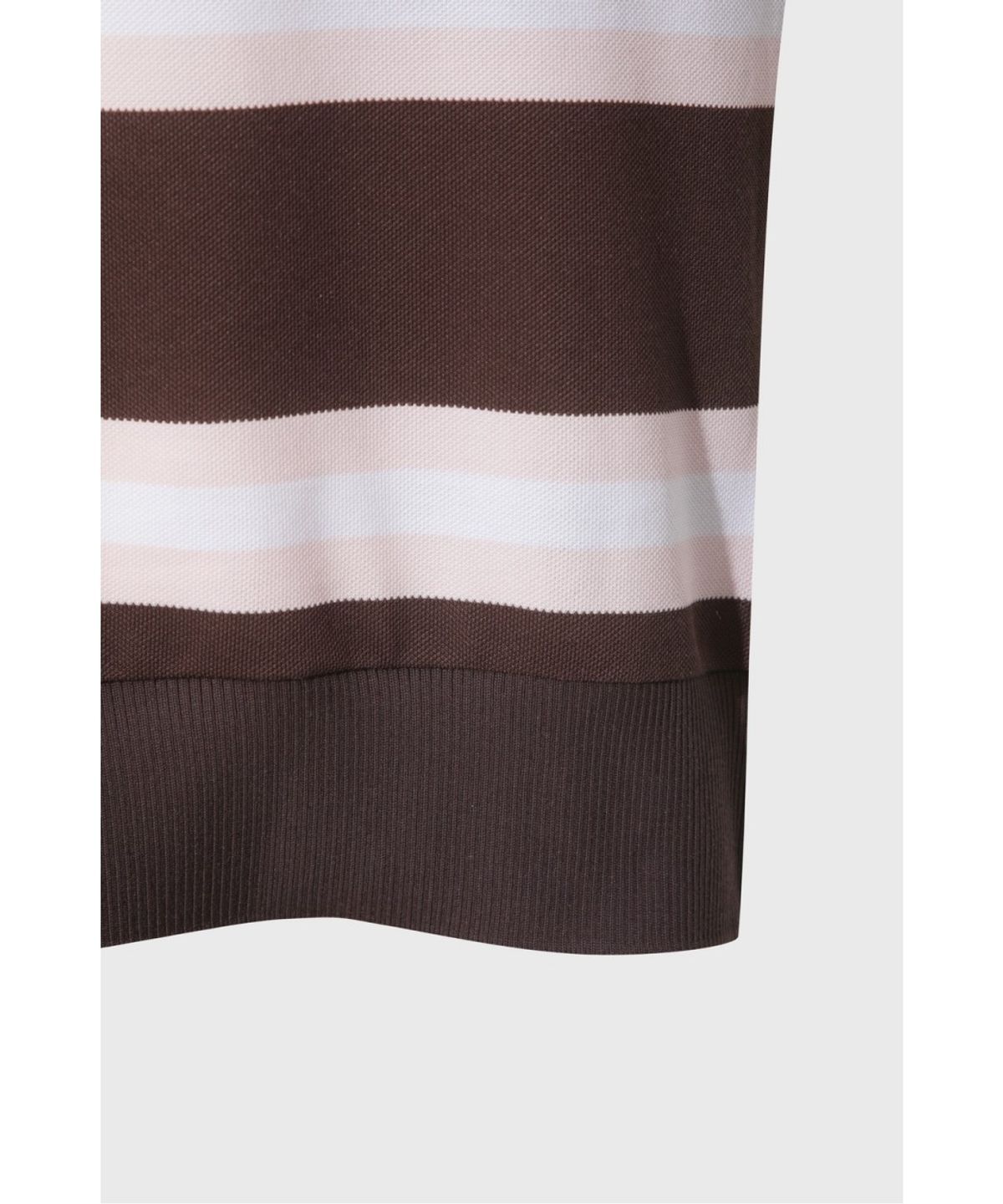왁(WAAC) Women Stripe Loose-Fit Polo WWTCM26503BRD