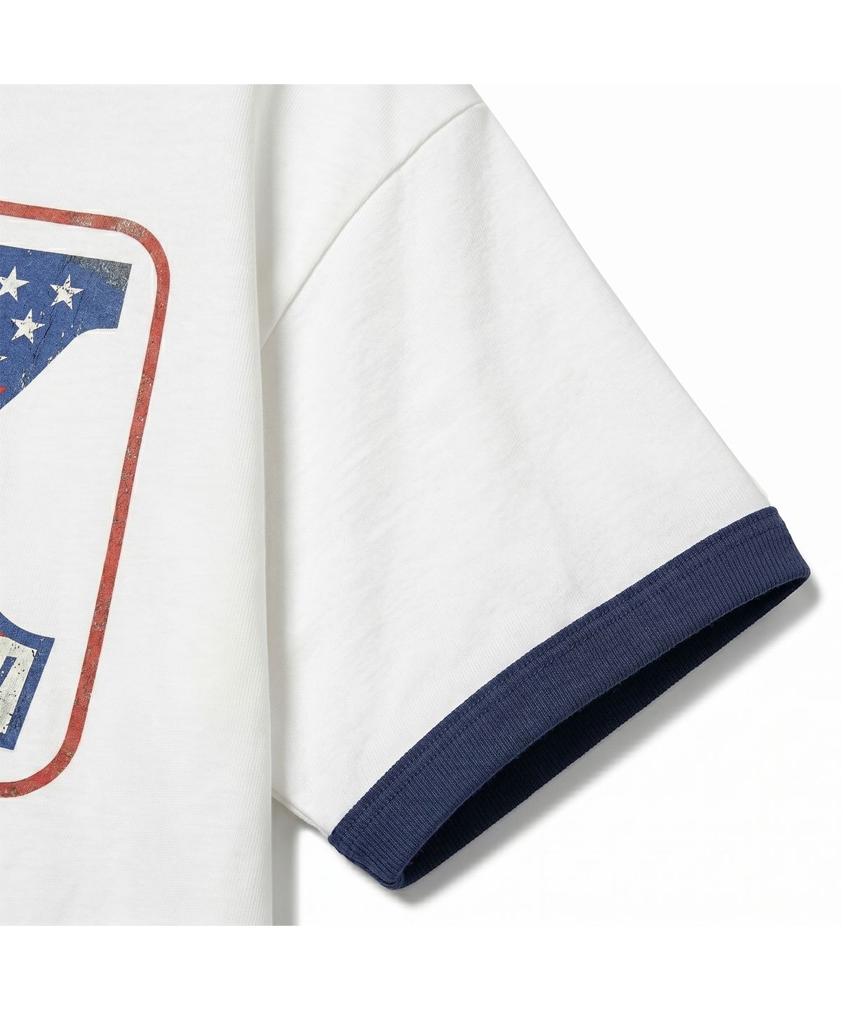 엑스트라오디너리(EXTRAORDINARY) NUMBER X RINGER TEE OFF WHITE