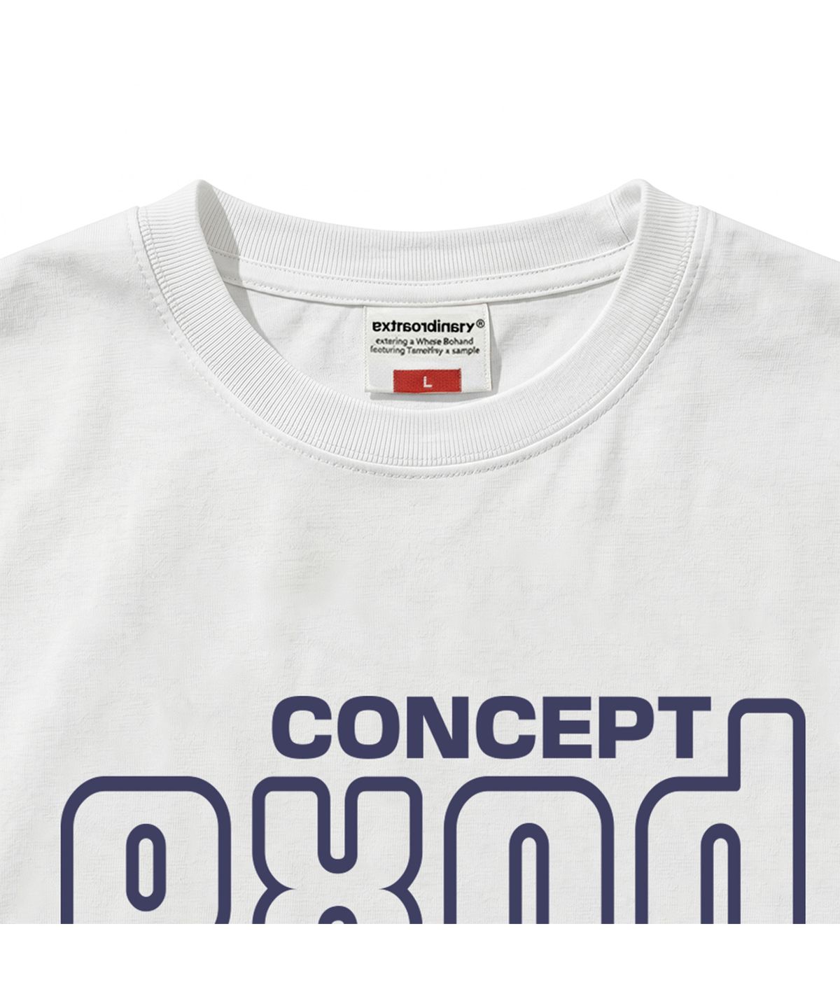 엑스트라오디너리(EXTRAORDINARY) CE LOGO TEE WHITE