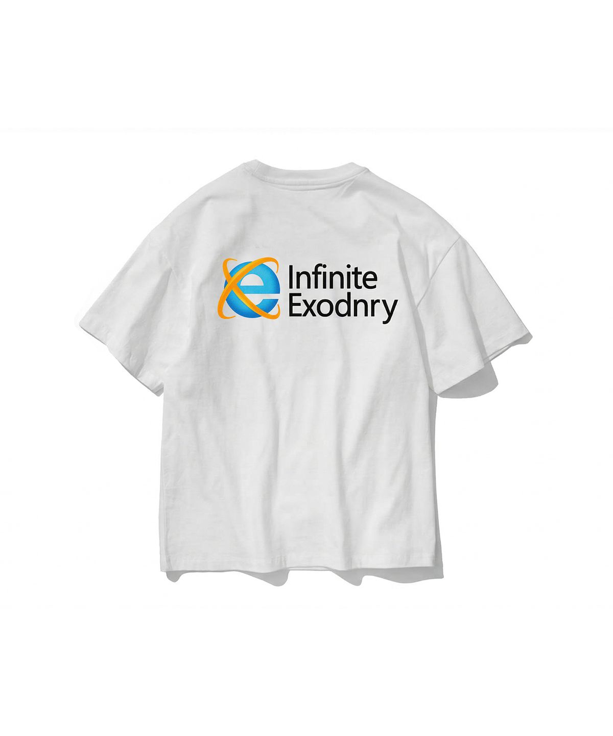 엑스트라오디너리(EXTRAORDINARY) INFINITE LOGO PRINT TEE OFF WHITE