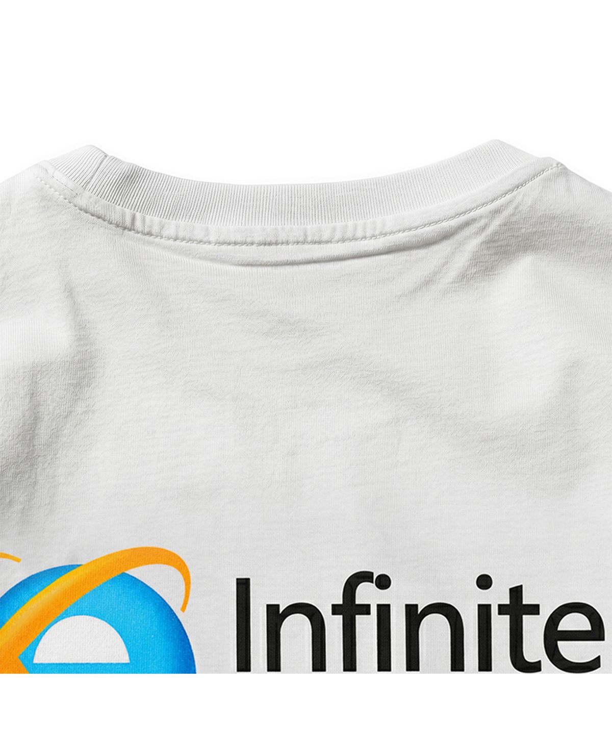 엑스트라오디너리(EXTRAORDINARY) INFINITE LOGO PRINT TEE OFF WHITE