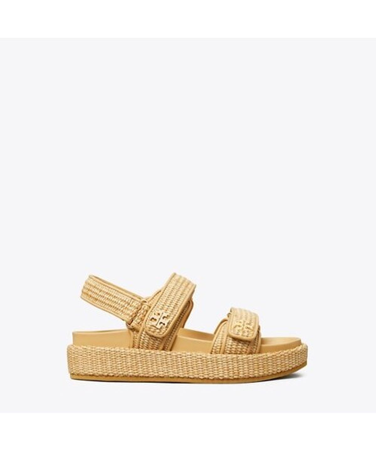 토리버치(TORYBURCH) 키라 스포츠 샌들 - 내추럴 라피아