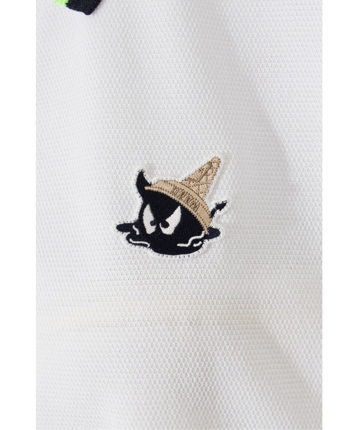 왁(WAAC) Women Knit Collar Loose-Fit Polo WWTCM26500WHX