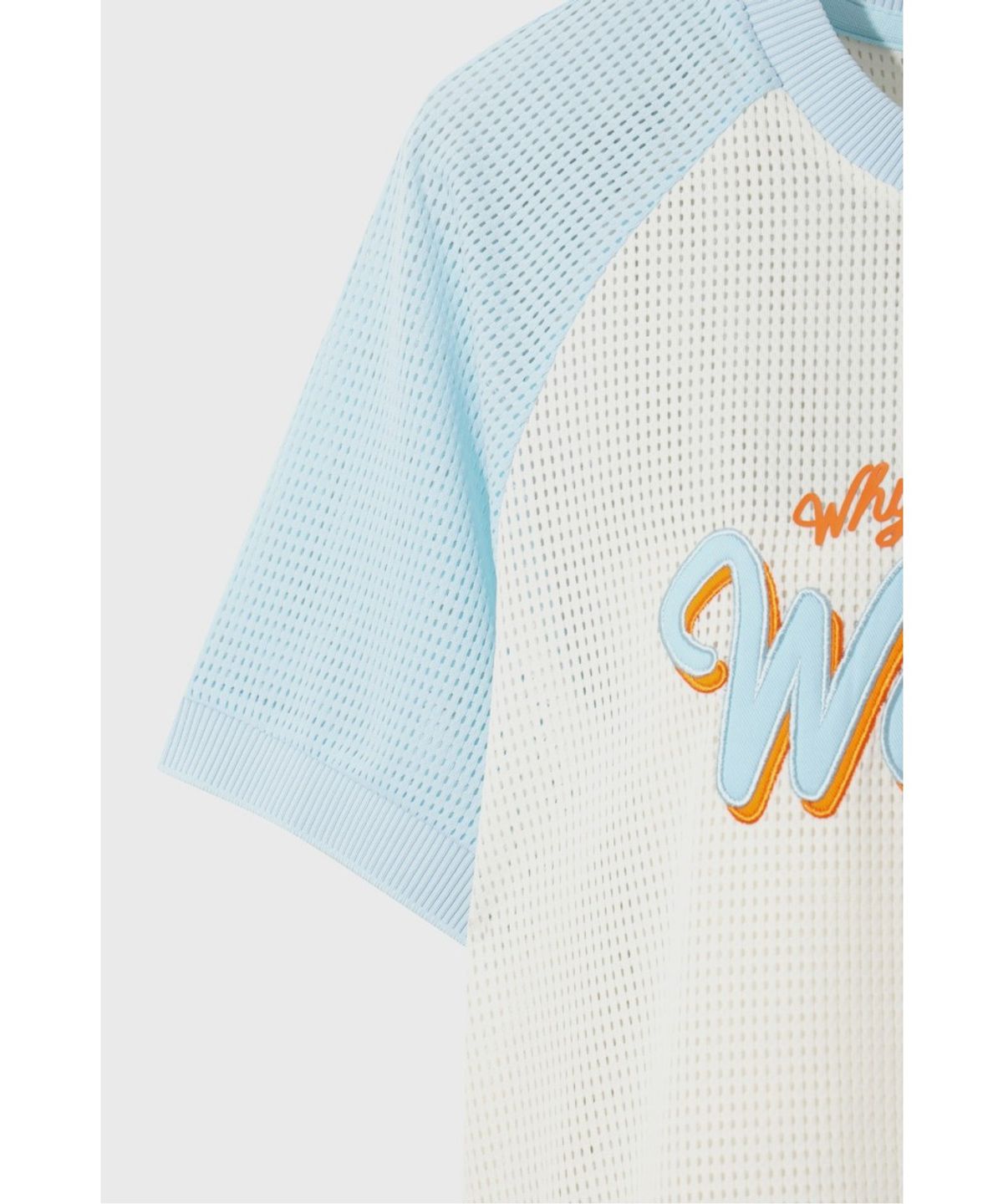 왁(WAAC) Women Color Block Raglan Mesh Polo WWTCM26504IVX