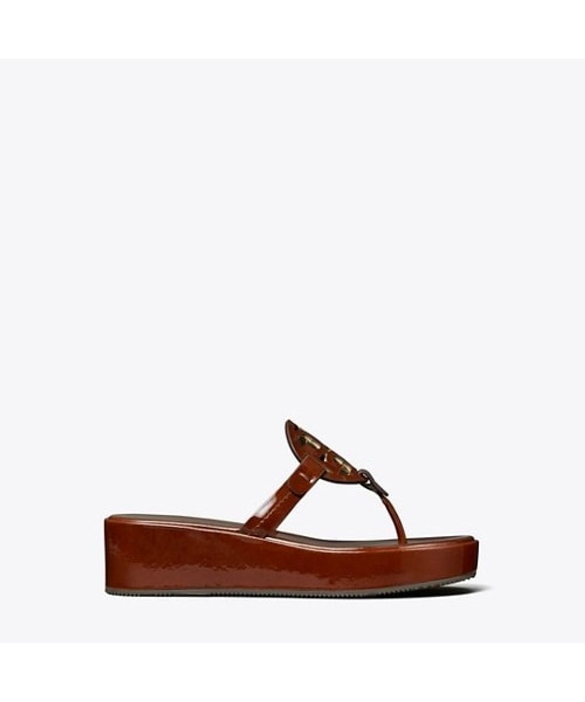 토리버치(TORYBURCH) 밀러 웨지 25Mm - 러셋 브라운