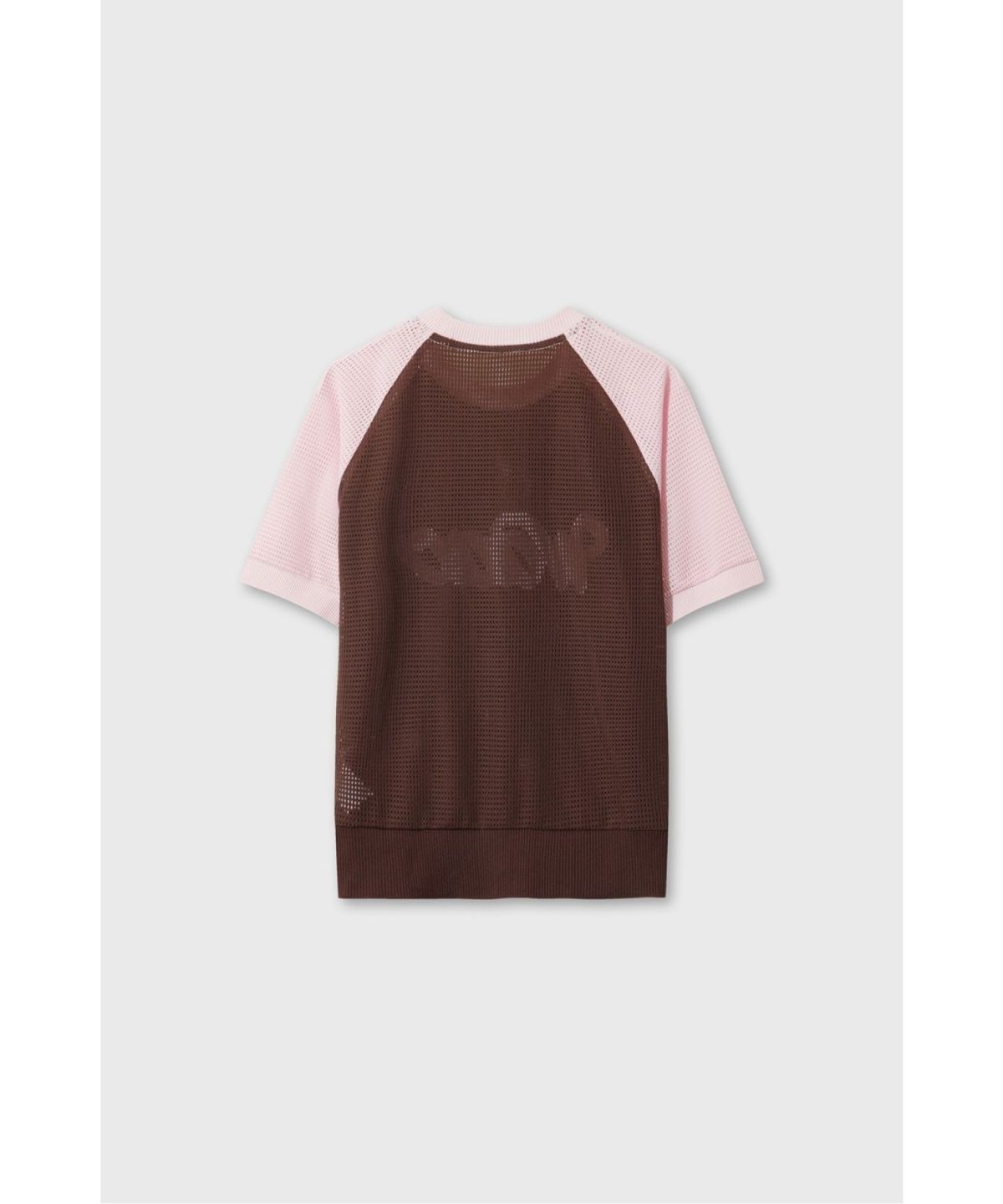 왁(WAAC) Women Color Block Raglan Mesh Polo WWTCM26504BRD