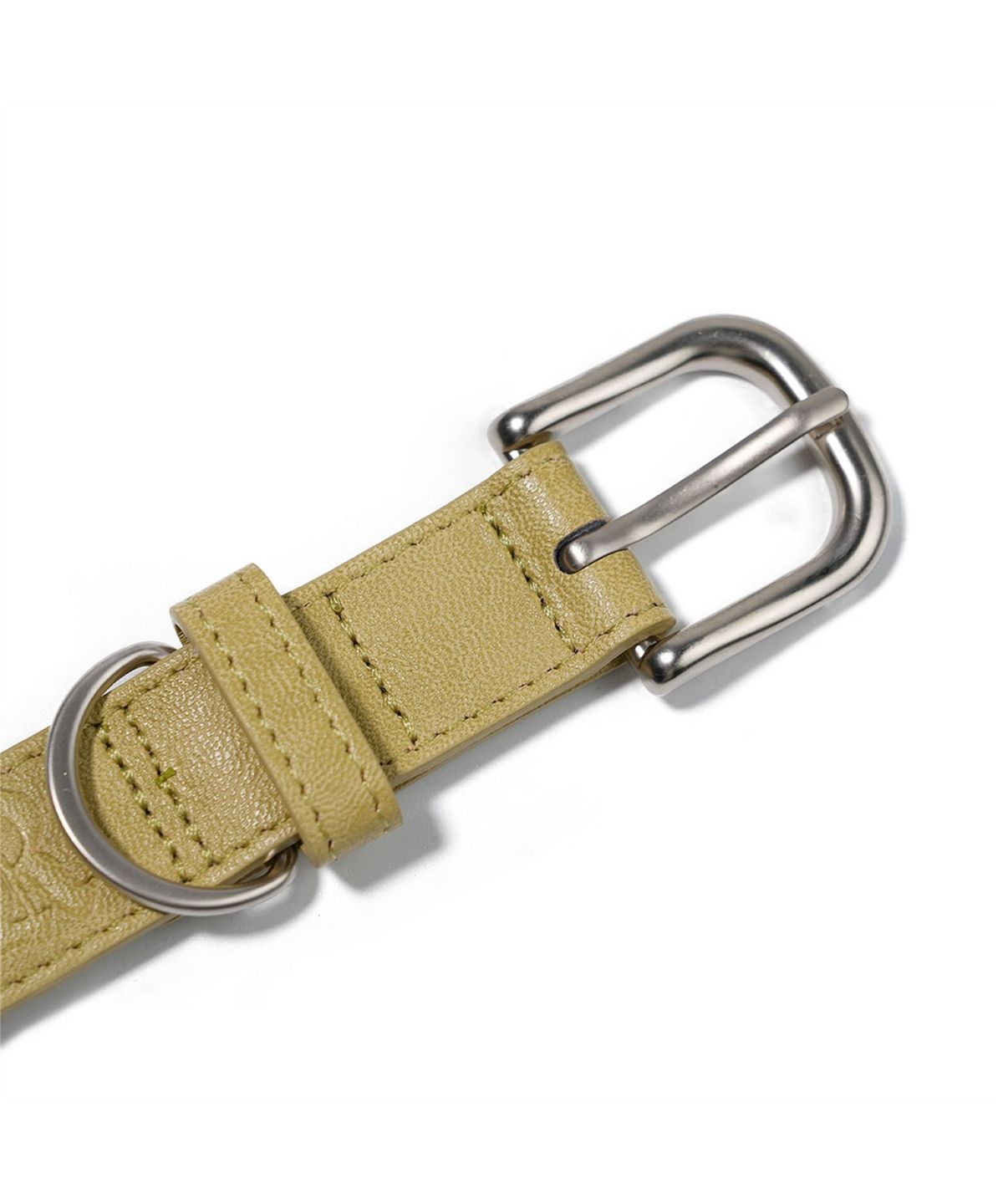비에스래빗(BSRABBIT) 시그너쳐 리벳 인조 가죽 독 카라 올리브
