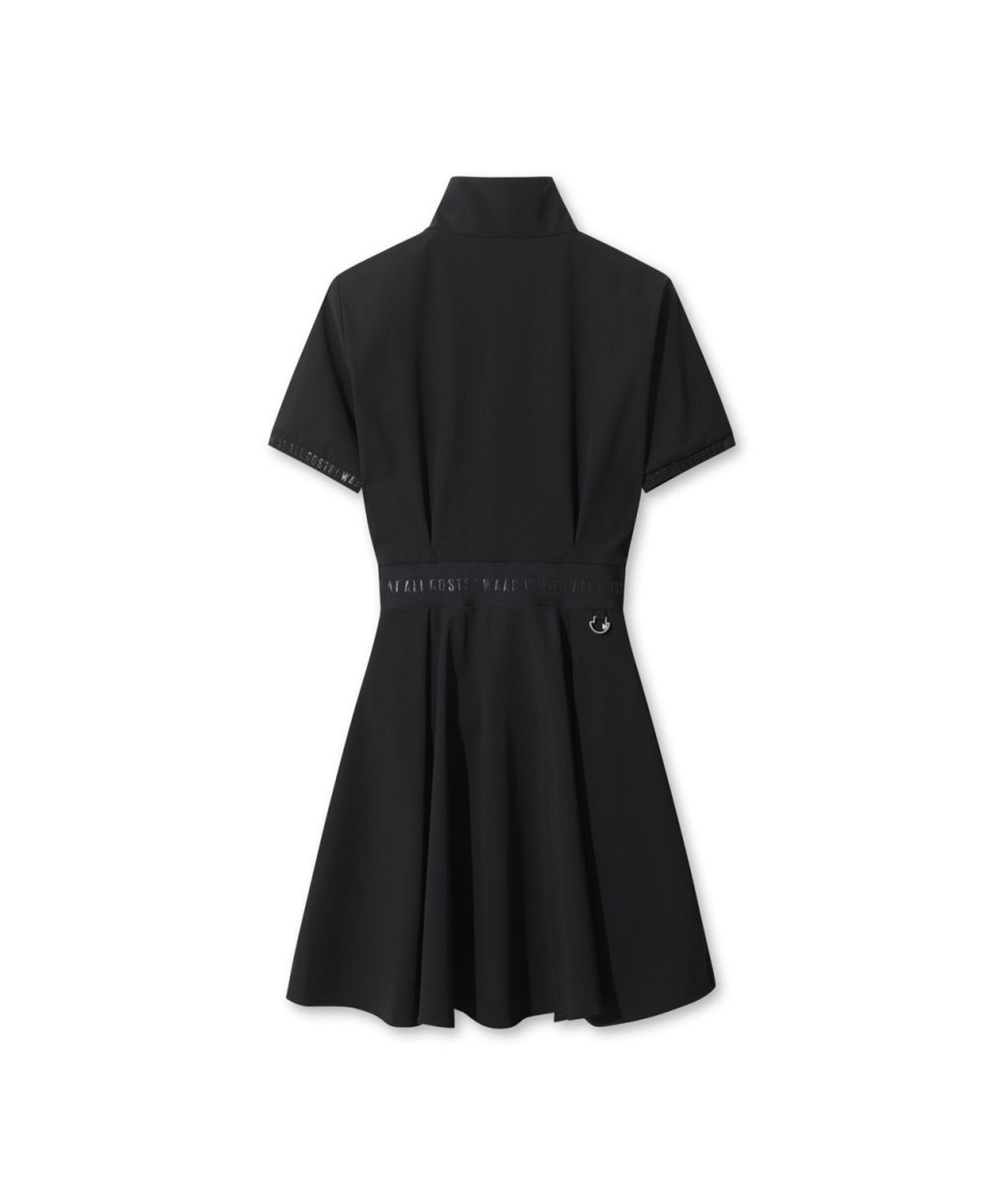 왁(WAAC) Cool Tricot Half-Zip Dress WWTCM26405BKX
