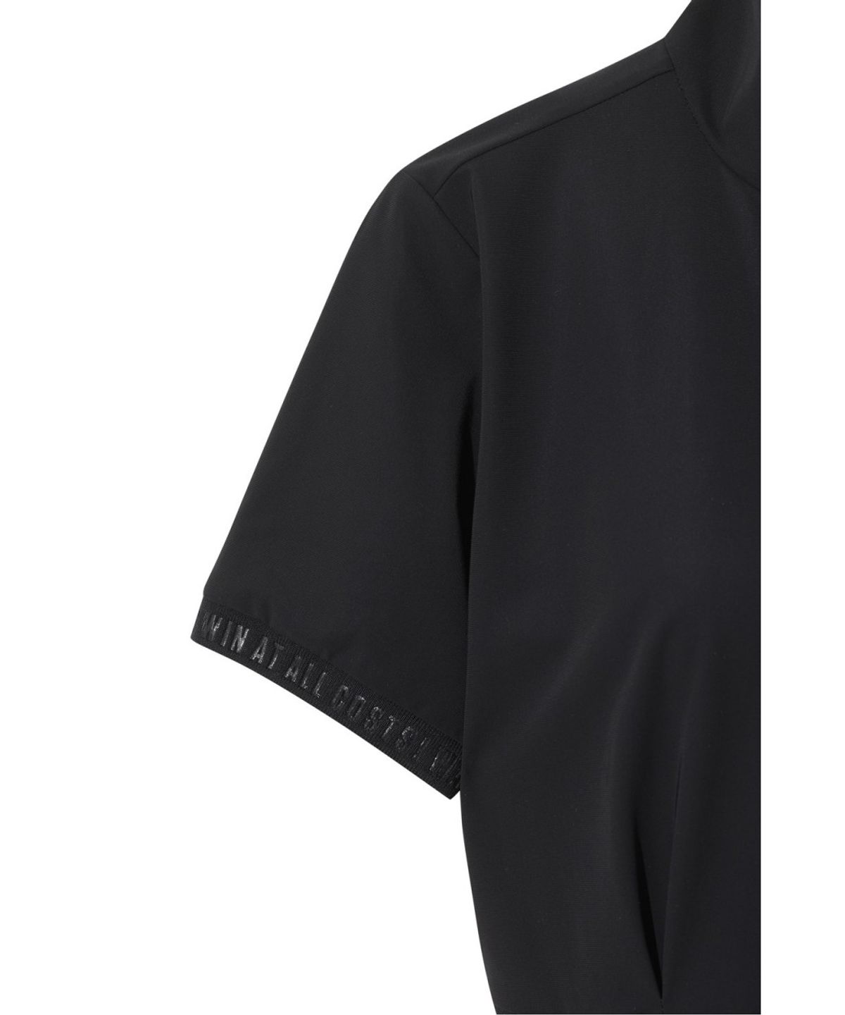 왁(WAAC) Cool Tricot Half-Zip Dress WWTCM26405BKX