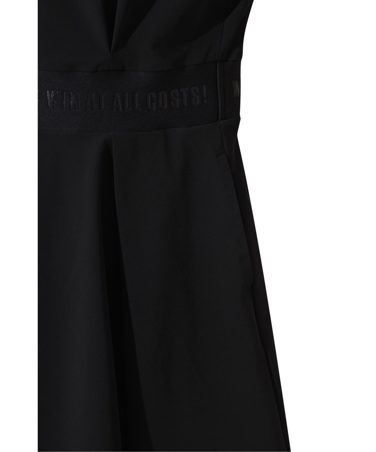 왁(WAAC) Cool Tricot Half-Zip Dress WWTCM26405BKX