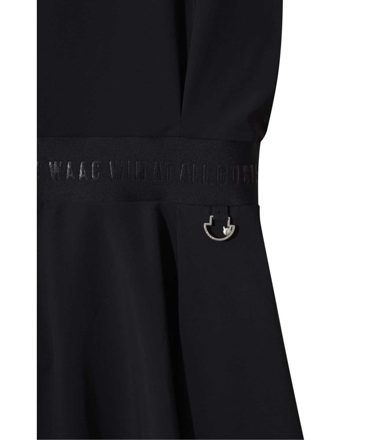 왁(WAAC) Cool Tricot Half-Zip Dress WWTCM26405BKX