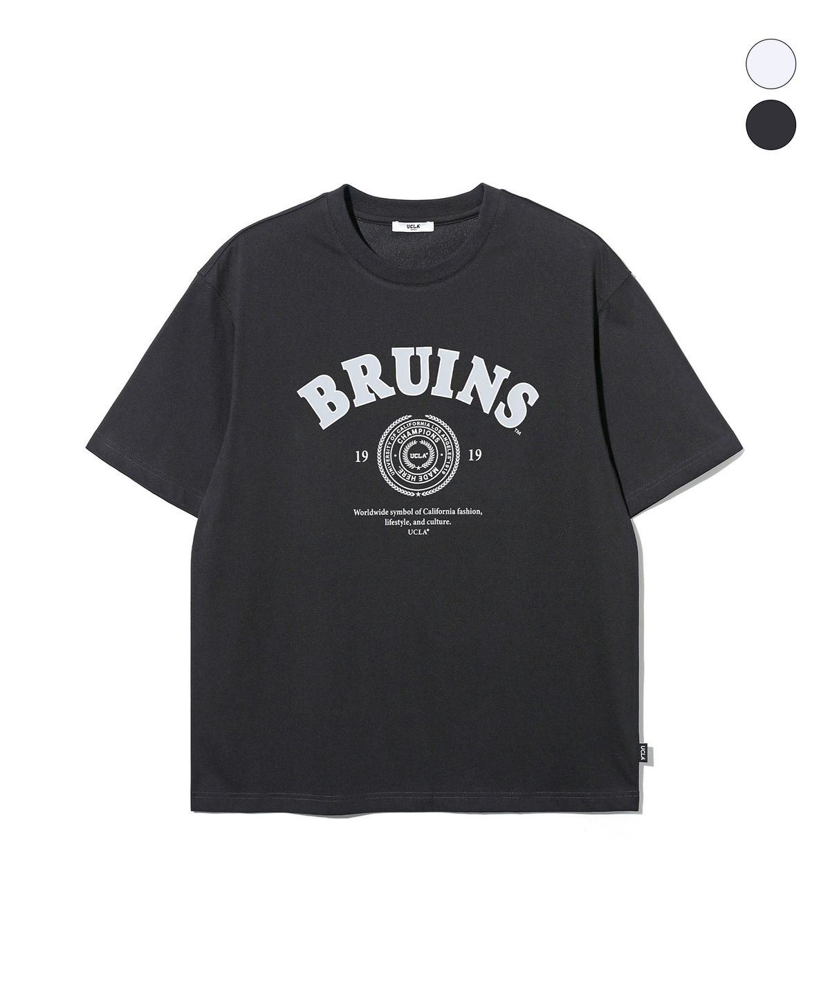 유씨엘에이(UCLA) 남녀공용  UCLA 바시티 아치 브루인스 로고 티셔츠(2COLOR)(UC6STA2)