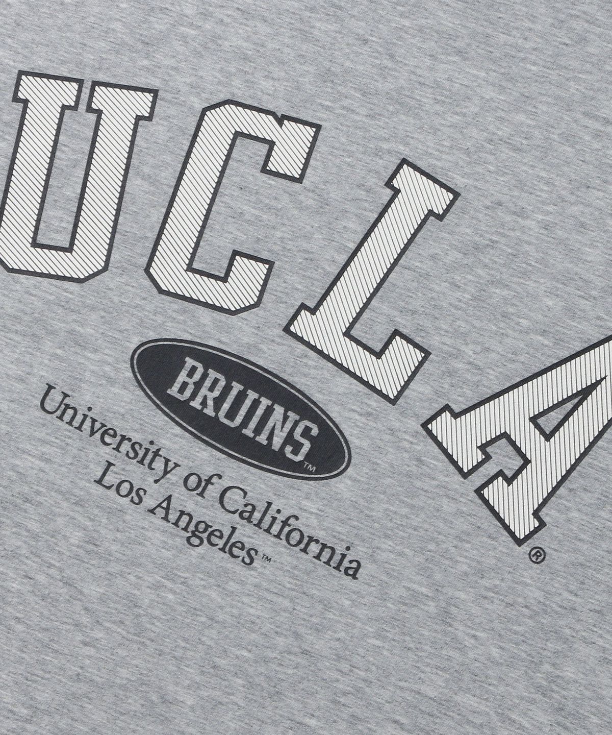 유씨엘에이(UCLA) 남녀공용 UCLA 스트라이프 아치 로고 티셔츠(3COLOR)(UC6STA3)