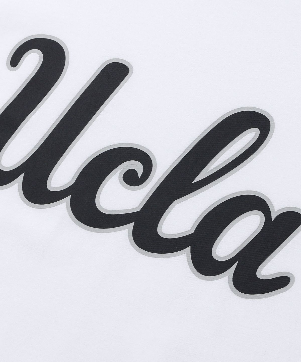 유씨엘에이(UCLA) 남녀공용 UCLA 스크리블 오버핏 티셔츠(UC6STA7)