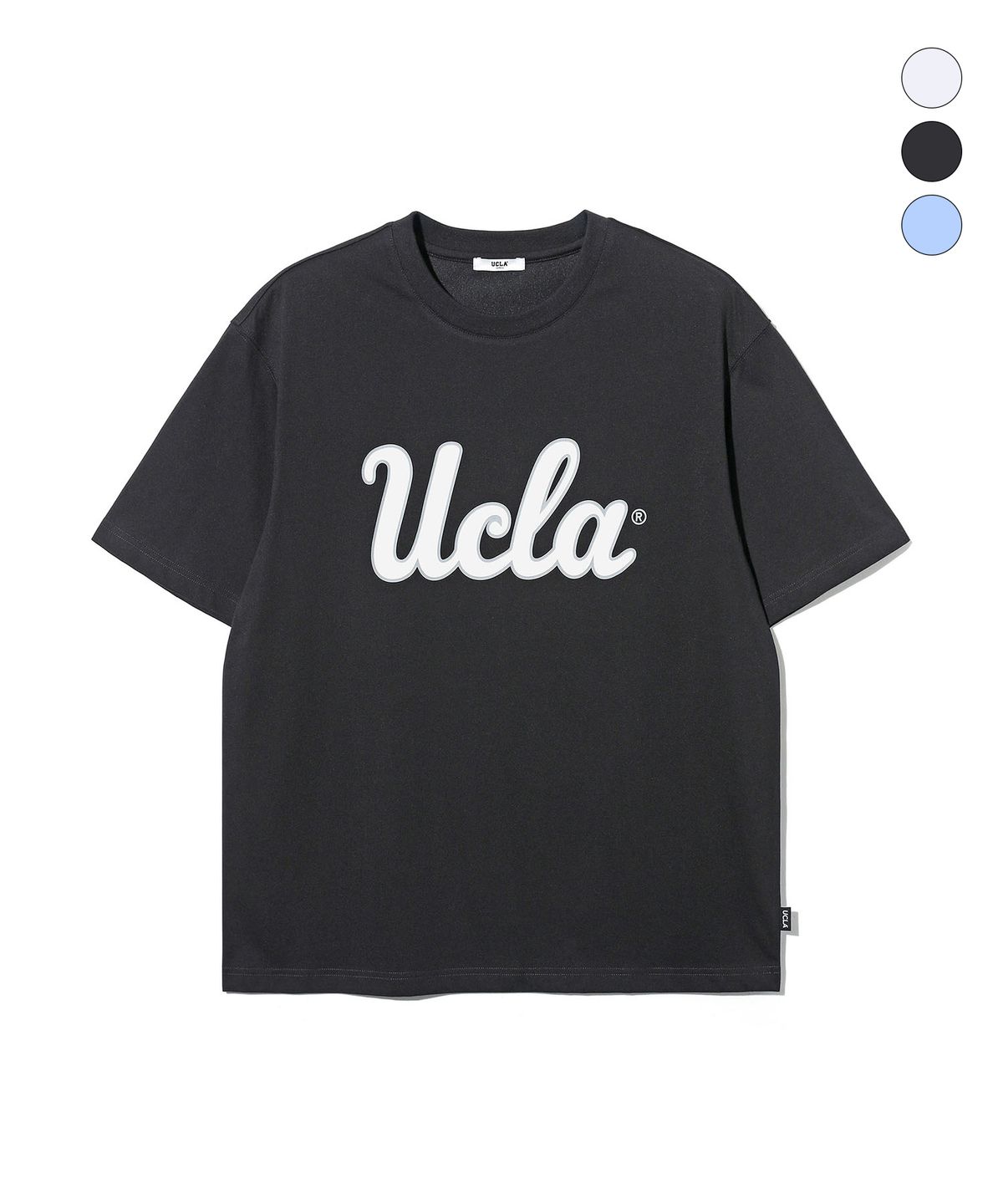 유씨엘에이(UCLA) 남녀공용 UCLA 스크리블 오버핏 티셔츠(UC6STA7)