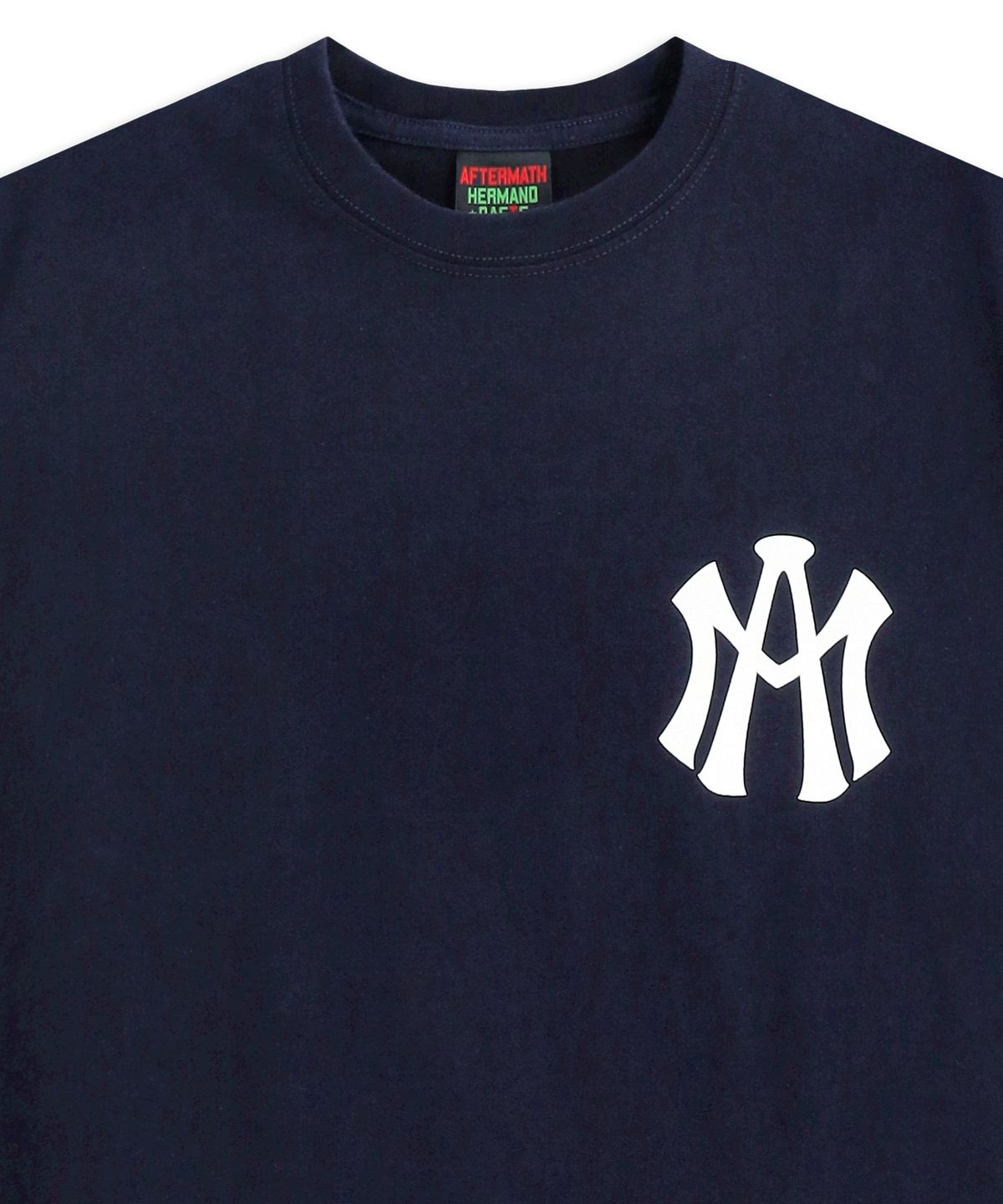 애프터매스(AFTERMATH) ATM LOGO TEE NAVY