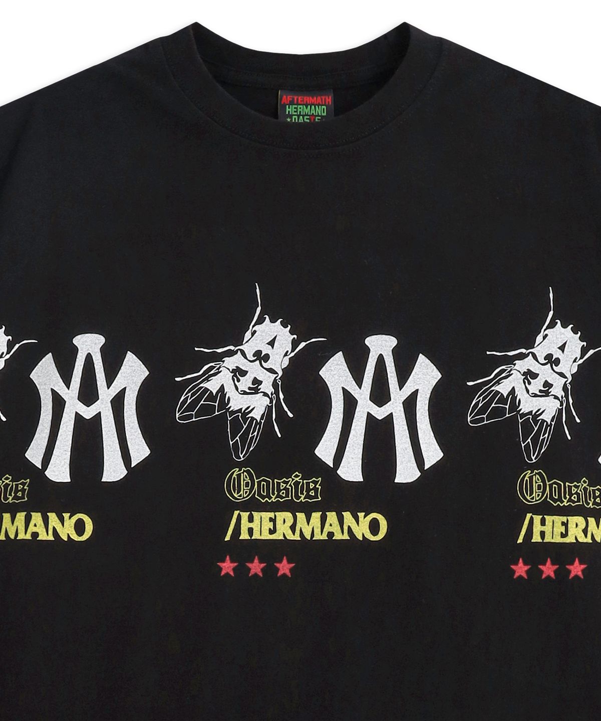 애프터매스(AFTERMATH) FLY LOGO TEE  BLACK