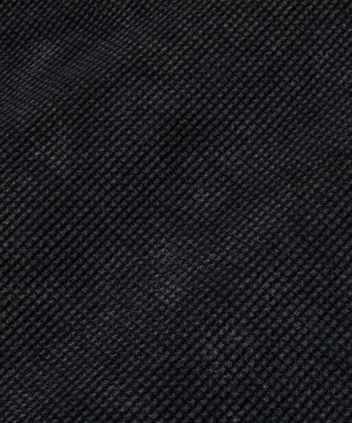 미학(MIHAK) [무지Ver.] 워시드 와플 헨리넥 티셔츠 (BLACK)