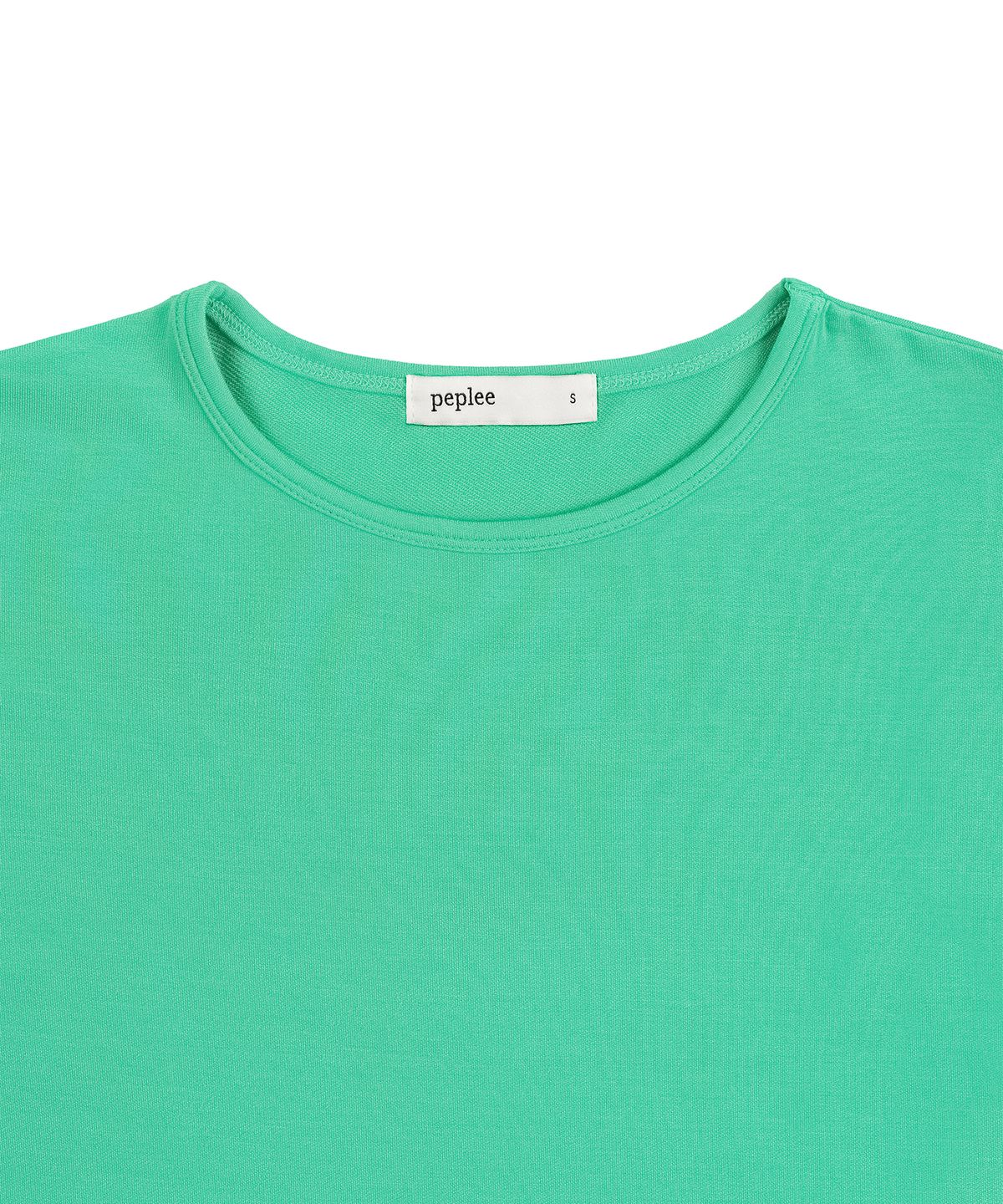 페플리(PEPLEE) Cap Sleeve Mini Tee (Emerald)