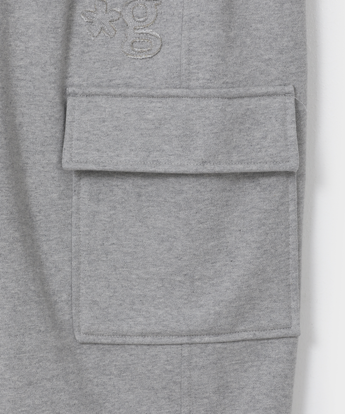 글런든(GRUNDEN) CARGO SWEATPANTS (MELANGE GREY)