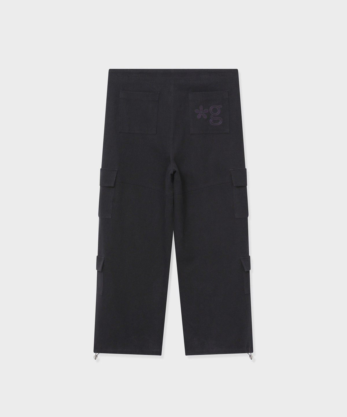 글런든(GRUNDEN) DOUBLE POCKET CARGO PANTS (NAVY-PURPLE)