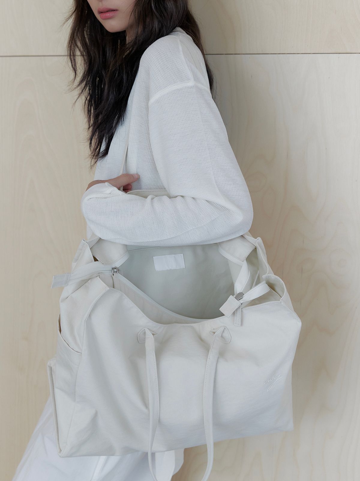 베이(VEY) Hour Bag (Ivory)