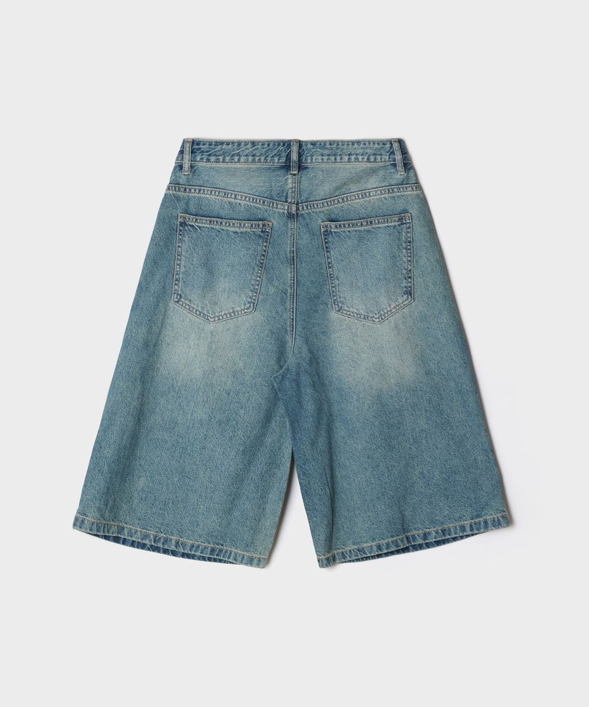 스파오(SPAO) 캣브러쉬 데님 버뮤다 쇼츠_SPTNG25C02