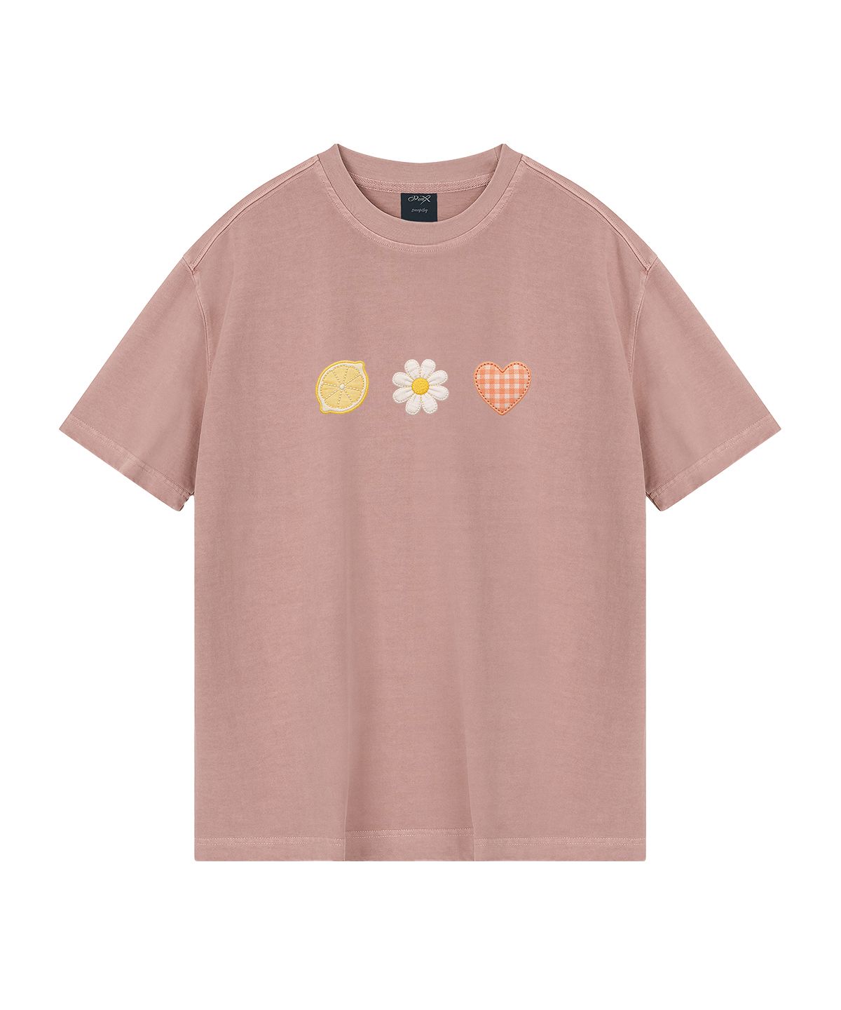 와일드락(WILDROCK) Garden Club 피그먼트 오버핏 반팔 티셔츠 (크롭 포함)