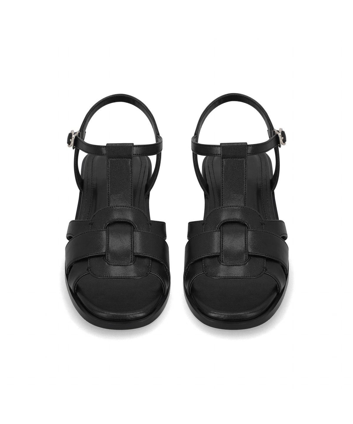 엘칸토(ELCANTO) 인텐스 여성 위빙 스트랩 플랫 샌들 2.5cm LCWW05I626