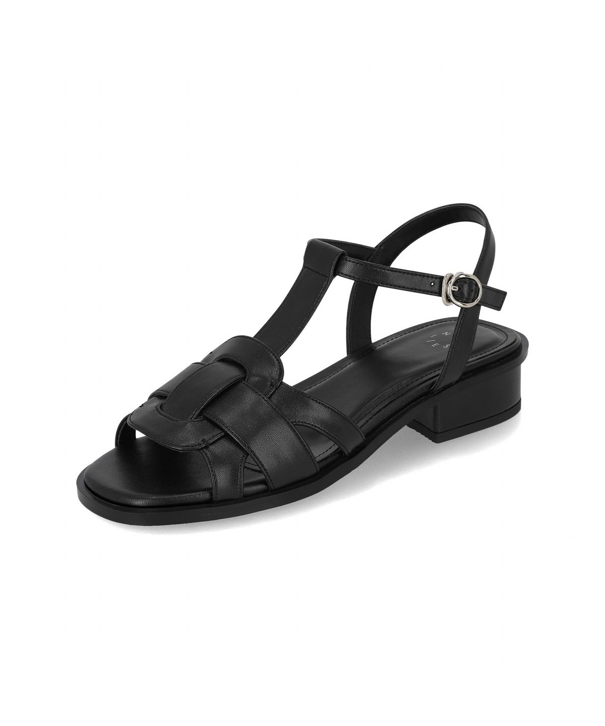 엘칸토(ELCANTO) 인텐스 여성 위빙 스트랩 플랫 샌들 2.5cm LCWW05I626