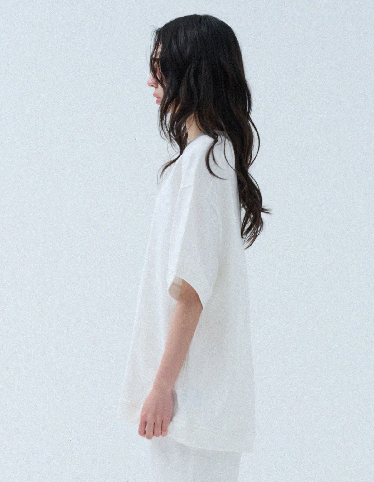 네일비(NEILBE) 퓨어코튼 스웻셔츠 [off white]