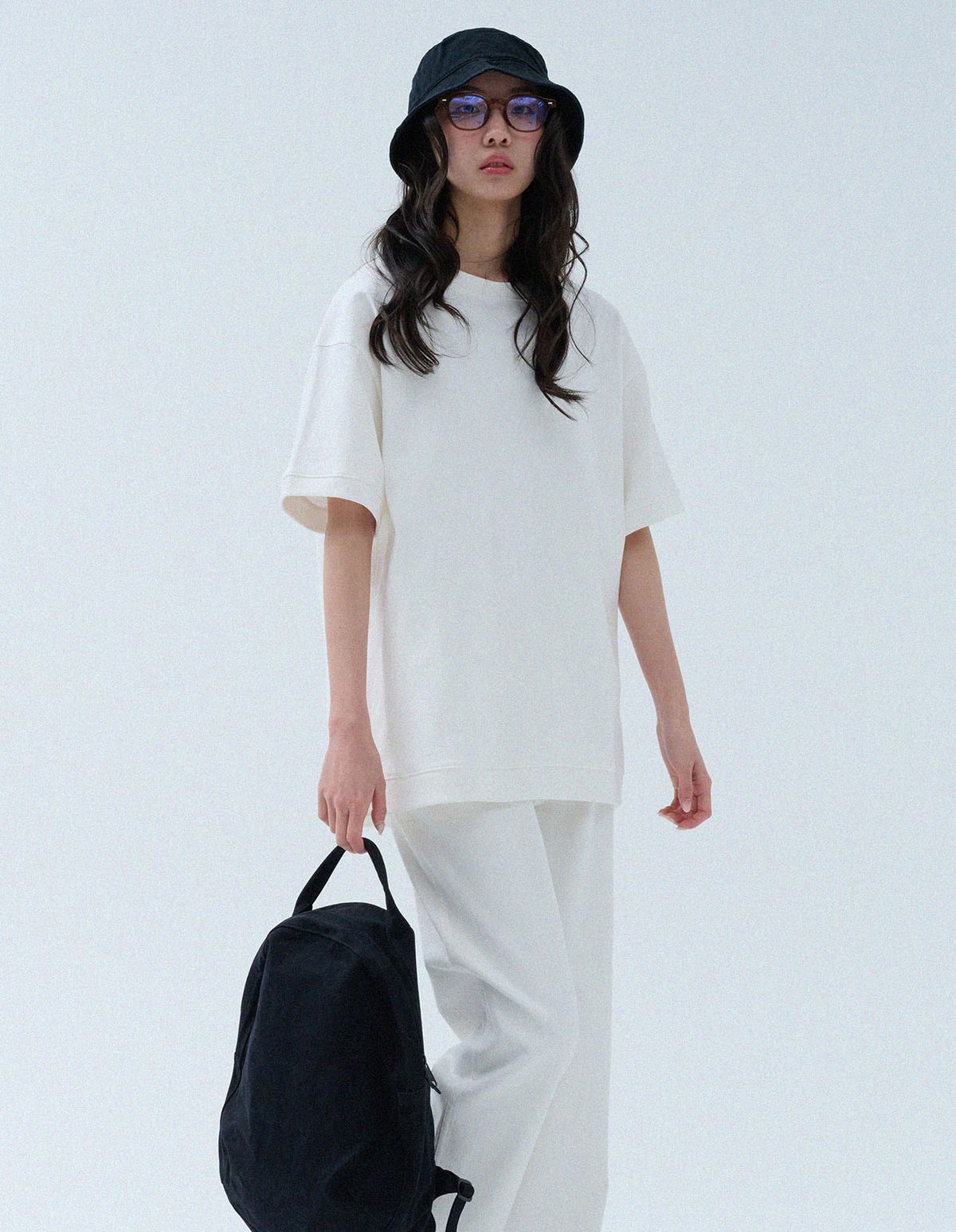 네일비(NEILBE) 퓨어코튼 스웻셔츠 [off white]
