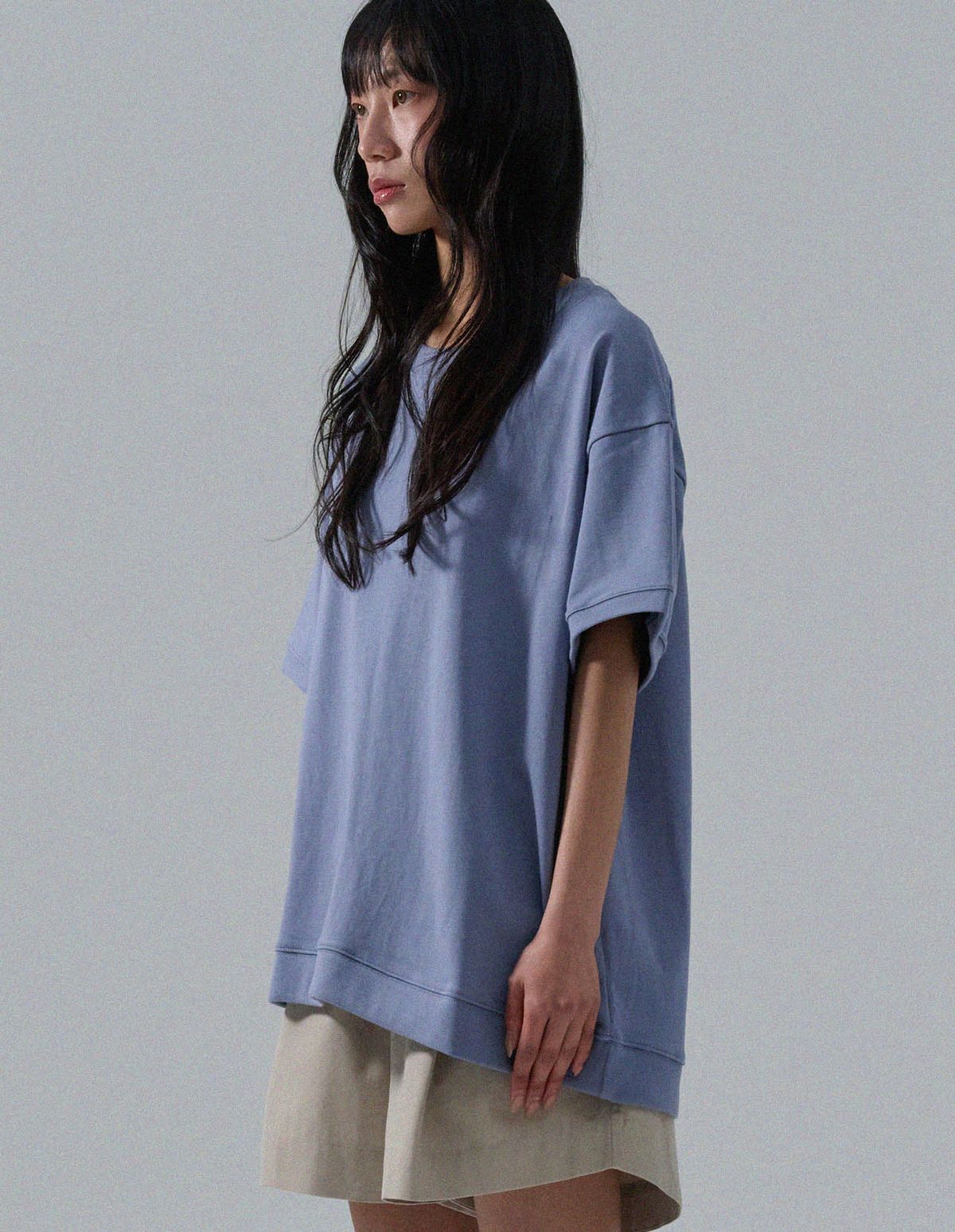 네일비(NEILBE) 퓨어코튼 스웻셔츠 [grain]