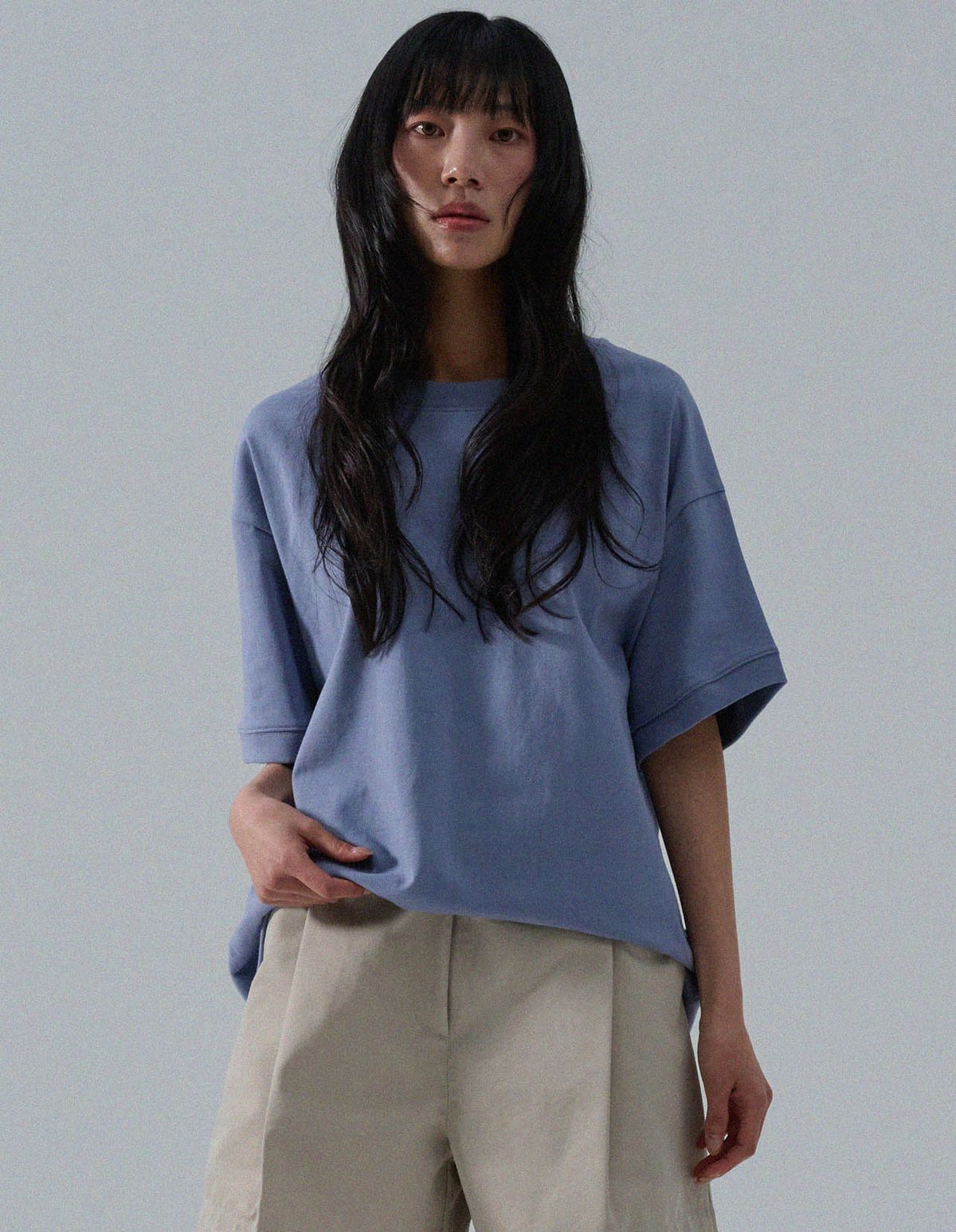 네일비(NEILBE) 퓨어코튼 스웻셔츠 [grain]