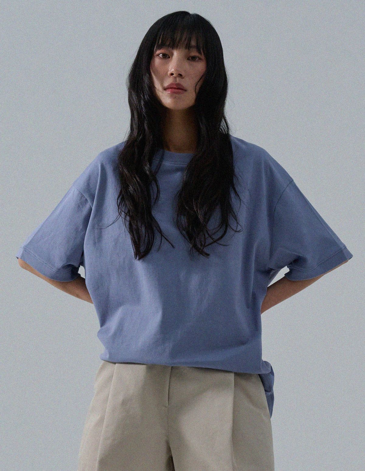 네일비(NEILBE) 퓨어코튼 스웻셔츠 [grain]