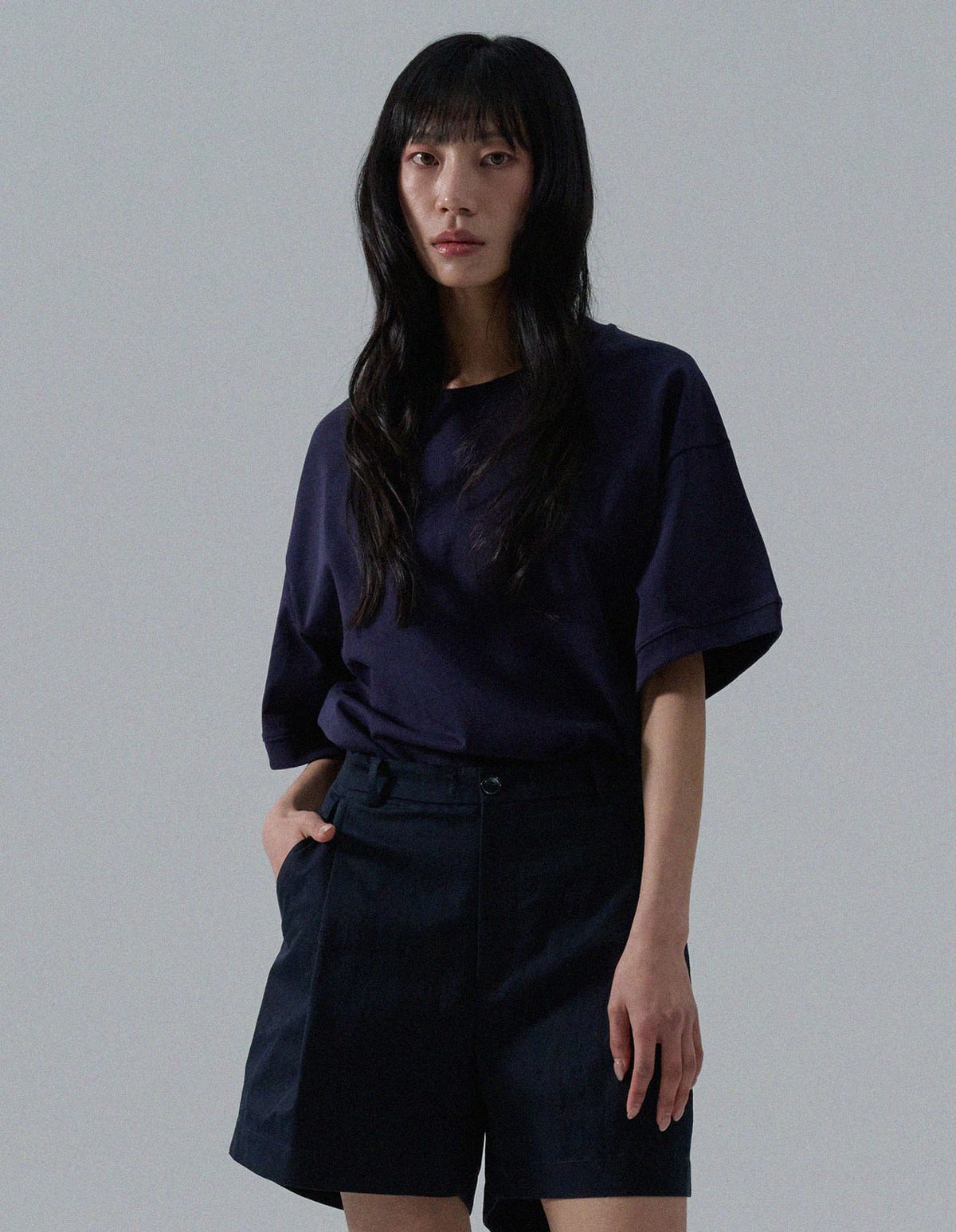 네일비(NEILBE) 퓨어코튼 스웻셔츠 [navy]