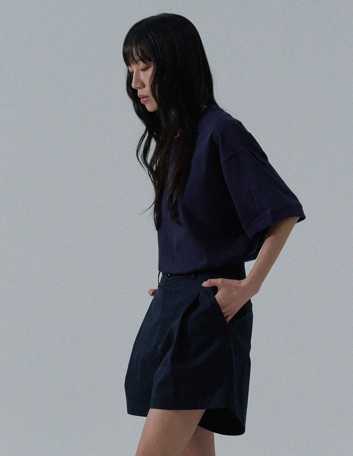 네일비(NEILBE) 퓨어코튼 스웻셔츠 [navy]