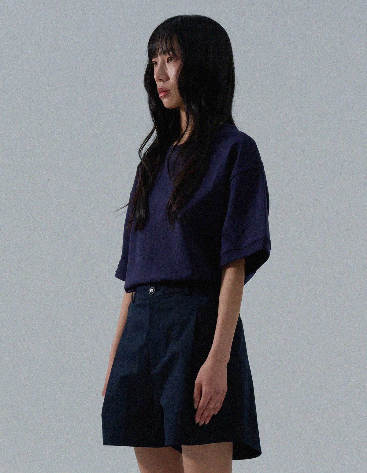 네일비(NEILBE) 퓨어코튼 스웻셔츠 [navy]