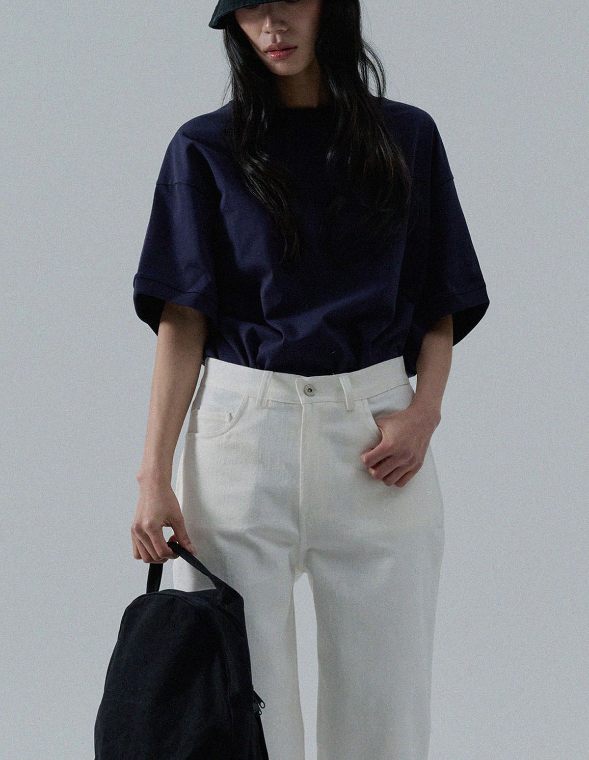 네일비(NEILBE) 퓨어코튼 스웻셔츠 [navy]