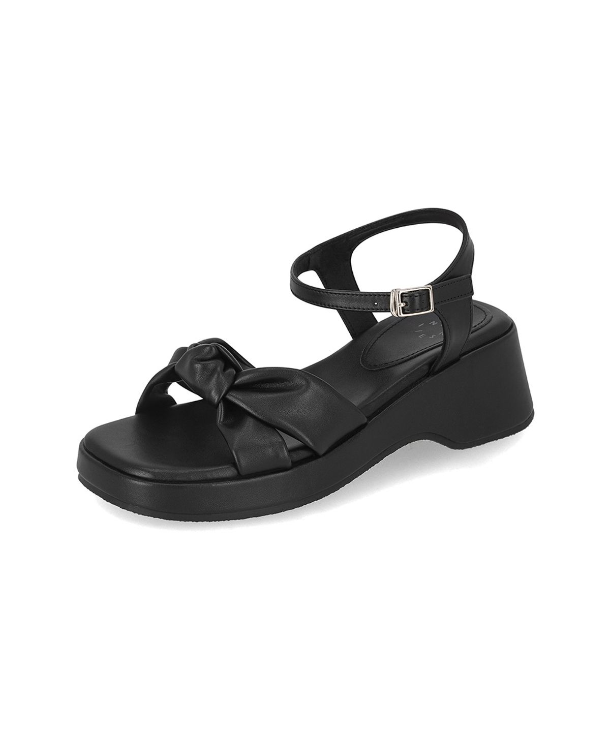 엘칸토(ELCANTO) 인텐스 여성 보우 디테일 플랫폼 샌들 5cm LCWW45I626
