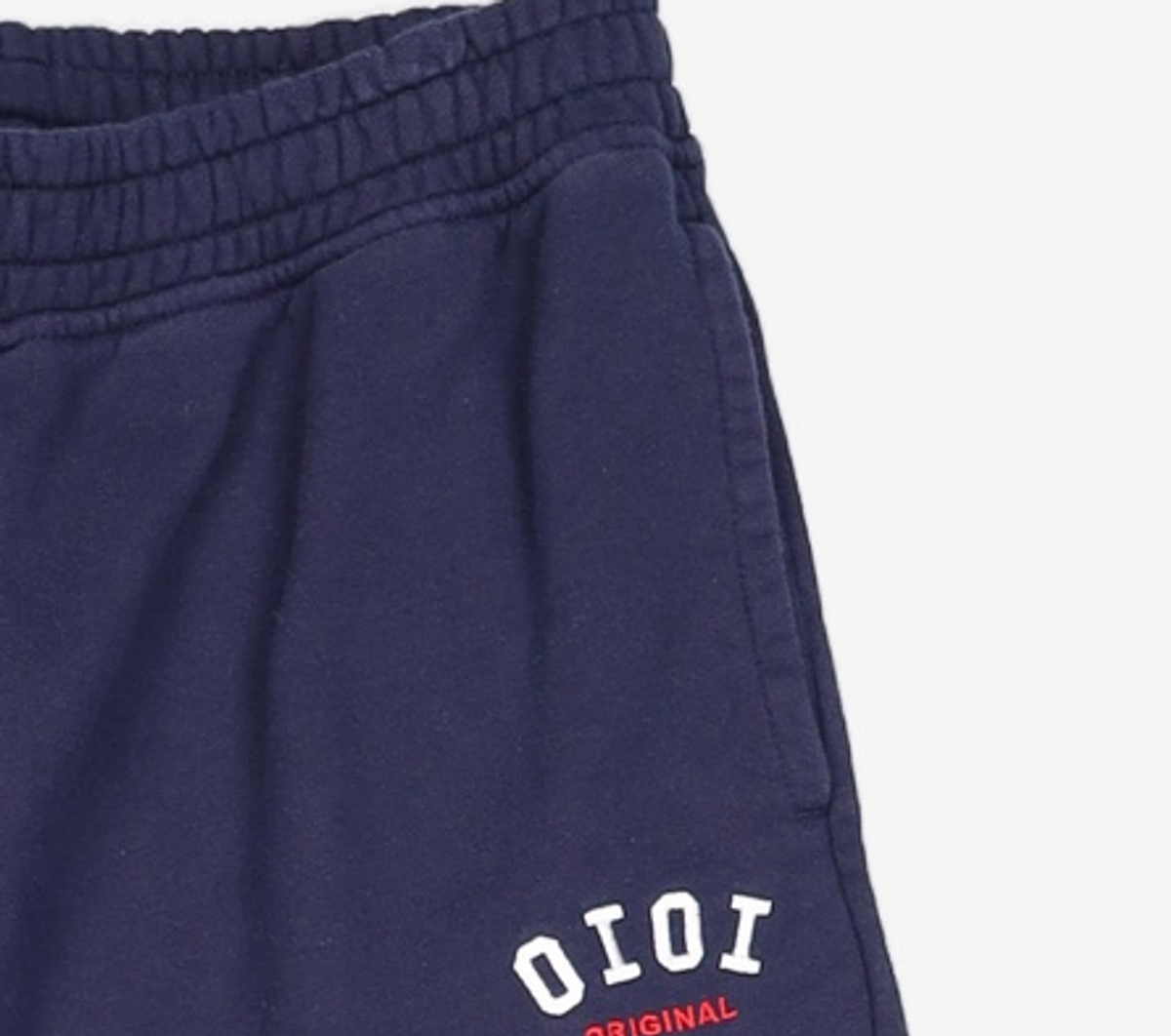 오아이오아이 컬렉션(OIOI COLLECTION) BASIC LOGO SWEATPANTS [NAVY] M