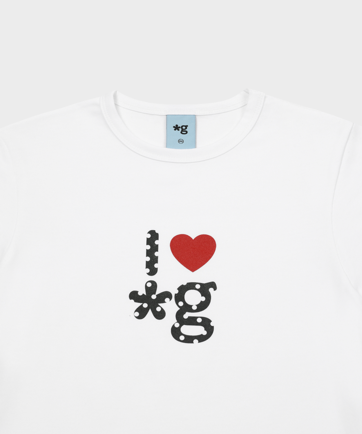 글런든(GRUNDEN) HEART LOGO T-SHIRT (WHITE)